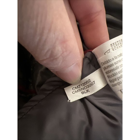 Calvin Klein Jacket Mens Down Insulated Packable Quilted Lightweight Black Large - Picture 10 of 13